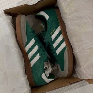 Adidas Samba OG collegiate green gum grey toe